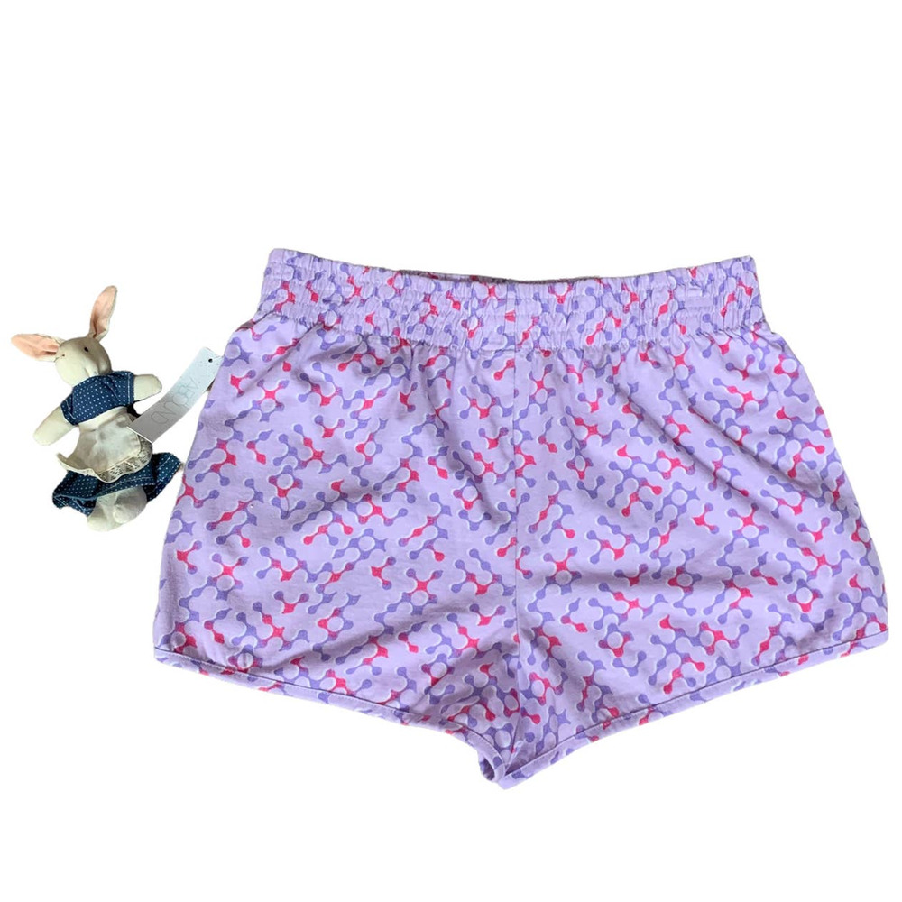Purple Organic Cotton Jogger Shorts SIZE 2X DNA Molecules Geekcore Nordstrom NEW - Picture 2 of 7